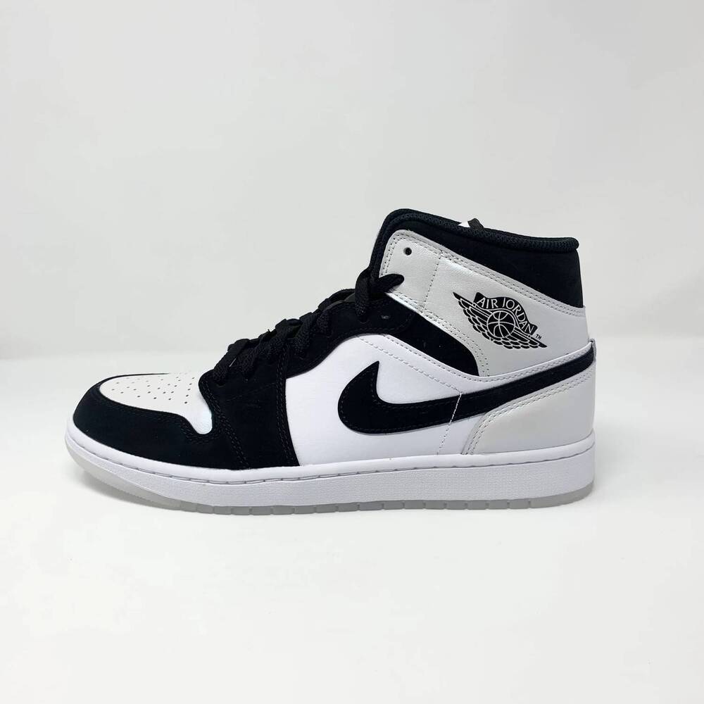 NEW KAVU youth jordan 1 mid diamond short sneaker in black